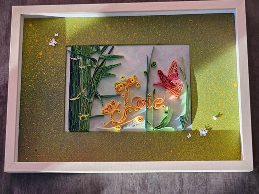 Quilling thématique : Nature_ Joie