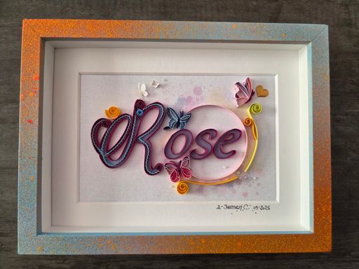 Quilling personnalisé 